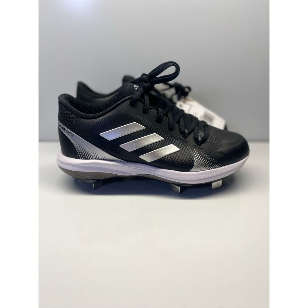 Adidas PureHustle 2 Women's Softball Black Cleats Size 6.5 H00984